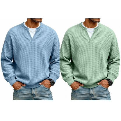 👕 Lagdelt comfort-vaffel T-shirt
