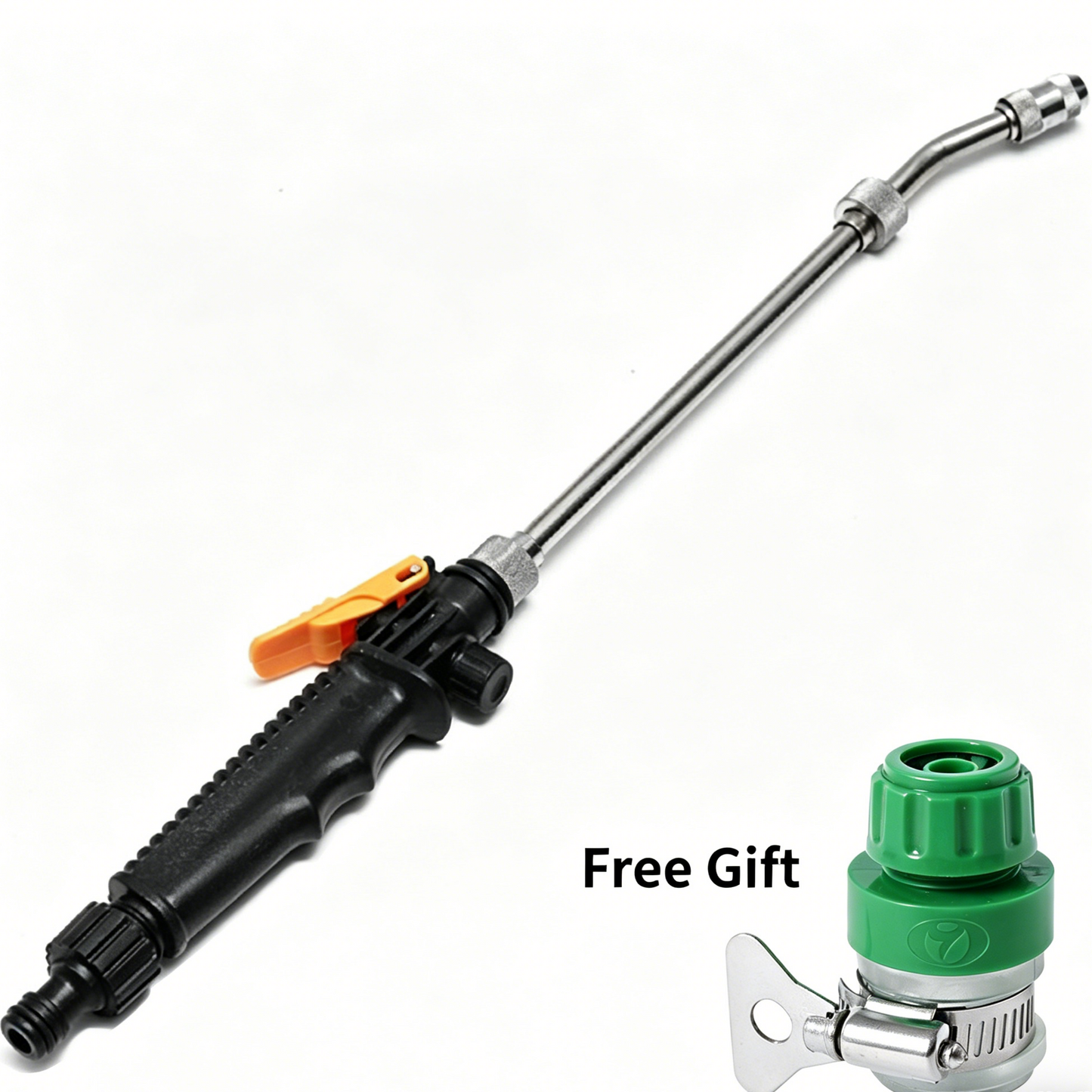 Gør rengøringen let: 2-i-1 højtryksrenser inkl. GRATIS universal-adapter! 🚿✨