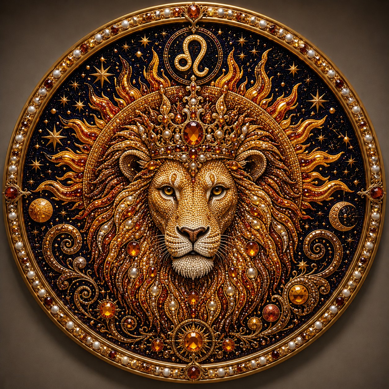 🔥 12 Stjernetegn Perlekunst-sæt ♈🌙