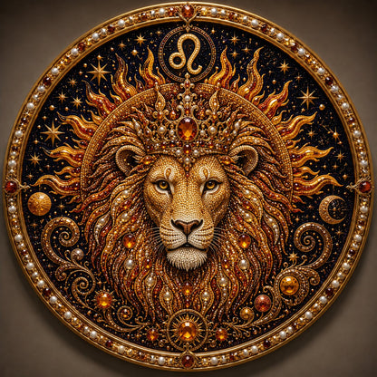 🔥 12 Stjernetegn Perlekunst-sæt ♈🌙