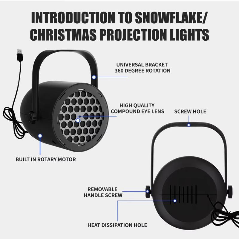 🎅 Julespecialpris 199 kr!! 🔥🔥 LED juleprojektørlampe