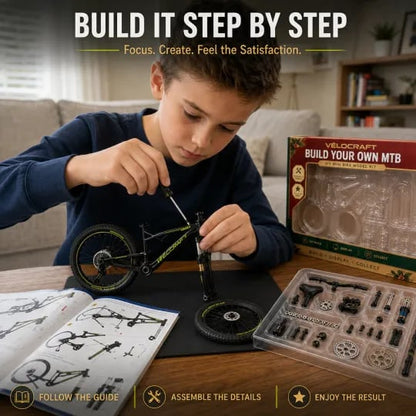 🎉🔥 50% RABAT - 🚲 DIY Mountainbike Model Sæt – Byg, Udstil & Saml 🚵‍♂️