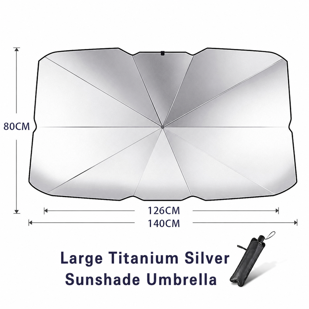 🏆SIDSTE DAG MED REA 60% RABAT!!💕SunShade Foldable Heat Protector™☀️DK