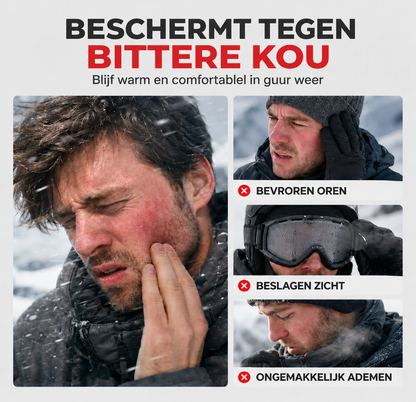 🧢 Varm vinterbalaclava – vindtæt & åndbar til vintersport og hverdagsbrug ✨
