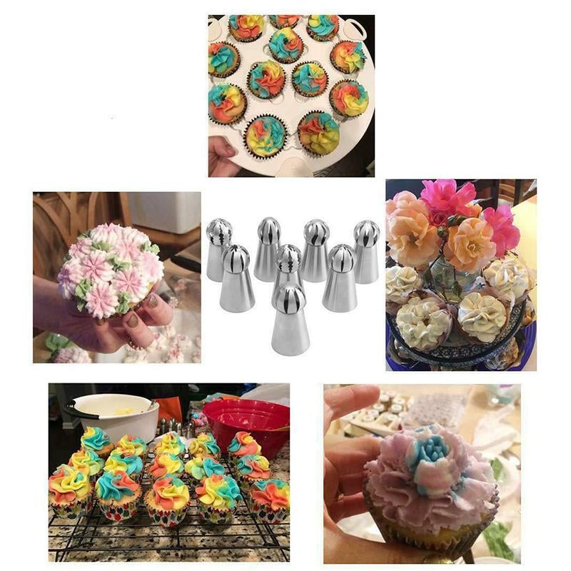 Työkalusarja kakun koristeluun (22 kpl/9 kpl)/Tool set for cake decorating (22 pcs/9 pcs)