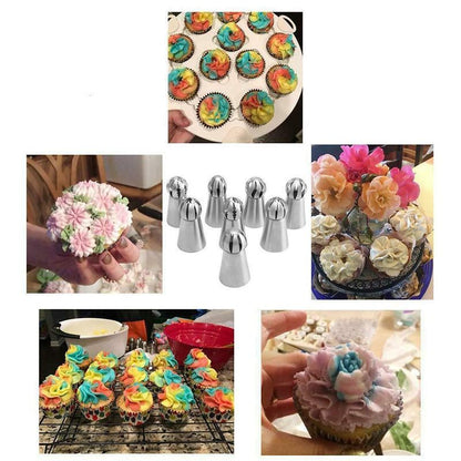 Työkalusarja kakun koristeluun (22 kpl/9 kpl)/Tool set for cake decorating (22 pcs/9 pcs)