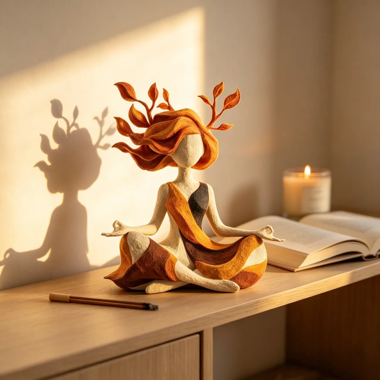 🧘Serenity Growth | Inner Harmony Skulpturel Figurin 🌙