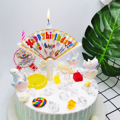 🎂🎂 Uudelleenkäytettävä tuuletin-syntymäpäiväkynttilä🎁PARAS LAHJA PERHEELLE🎂🎁