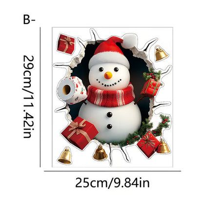 🎁Julesalg Kun 99 kr!!🔥🎅Kreativt Julevægklistermærke