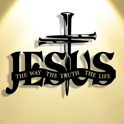 (🎁Viimeinen päivä -49% ALE)🔥 Jeesus & Risti -seinätaide - ⌛Rajoitetu Manuaalisesti Valmistettu Sarja