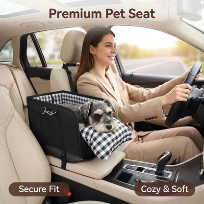 🔥2026 HOT SALE 50% RABAT – Uundværlig autostol til hunde til midterkonsollen – Boosterbilsæde til små kæledyr, der lindrer angst🐶🚗