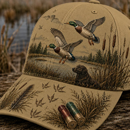 💥 SPECIELT TILBUD 50% RABAT -🦆 WILD & READY-HAT TIL ANDEJAGT - 100% BOMULD