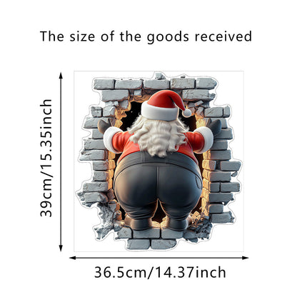 🎁Julesalg Kun 99 kr!!🔥🎅Kreativt Julevægklistermærke