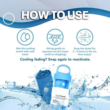 ⏳Tidsbegrænset tilbud⏰Køb 1, få 1 GRATIS❄💦Kølende svedhåndklæde, som du kan bruge hvor som helst og når som helst! Genanvendeligt, blødt, absorberende, kølende og bærbart – Klar til levering i Danmark! 🇩🇰