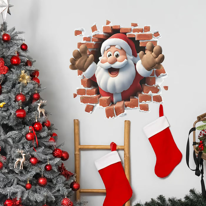 🎁Julesalg Kun 99 kr!!🔥🎅Kreativt Julevægklistermærke