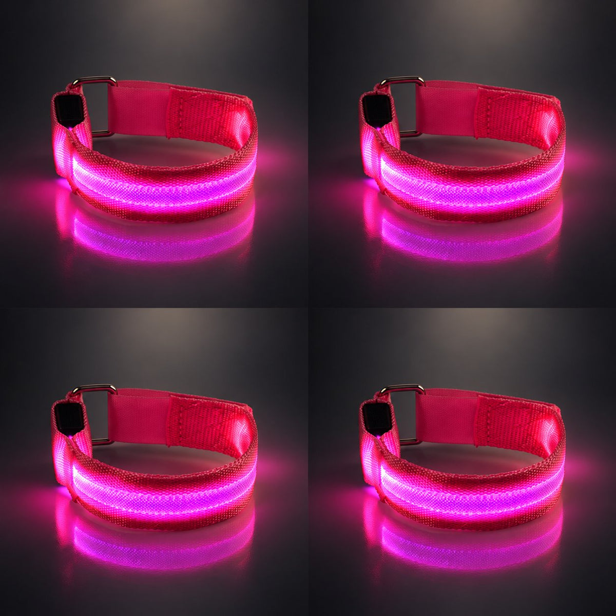 🐎 LED-lys til hestens ben – 4-pak | Lys til rideture i mørke ✨