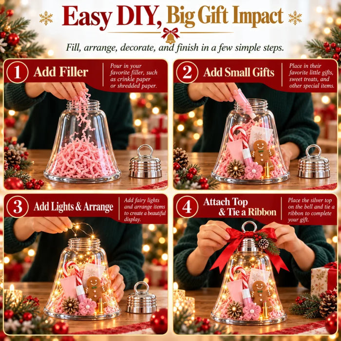 🎄🎁 DIY-juleklokke-gaveæske