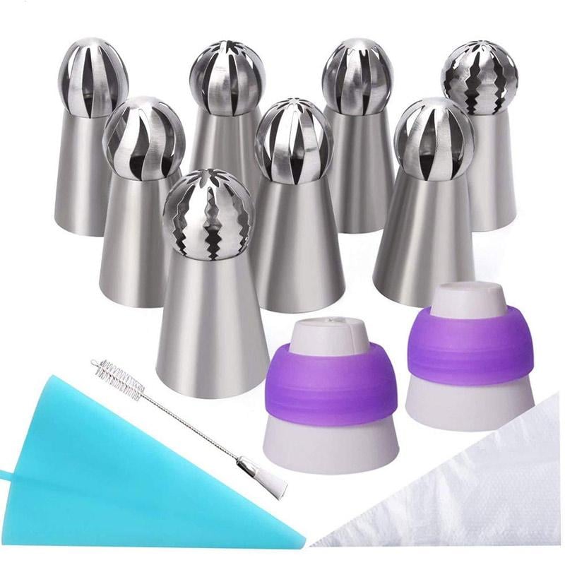 Työkalusarja kakun koristeluun (22 kpl/9 kpl)/Tool set for cake decorating (22 pcs/9 pcs)