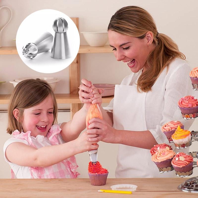 Työkalusarja kakun koristeluun (22 kpl/9 kpl)/Tool set for cake decorating (22 pcs/9 pcs)