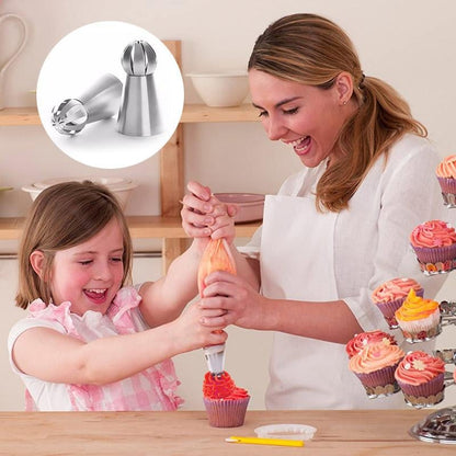 Työkalusarja kakun koristeluun (22 kpl/9 kpl)/Tool set for cake decorating (22 pcs/9 pcs)