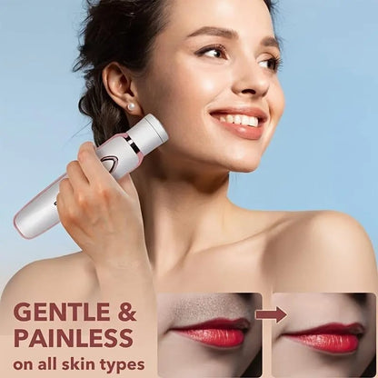 Comfort 4 in 1 Electric Shaver for Ladies, Epilator hiustenpoistoon, langaton kehon kauneusinstrumentti, lahja Halloweenille ja joululle, syksyn lahja