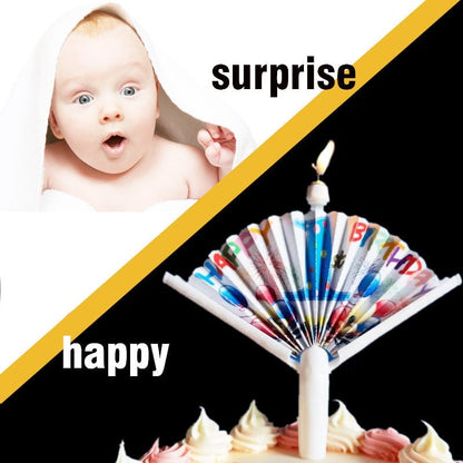 🎂🎂 Uudelleenkäytettävä tuuletin-syntymäpäiväkynttilä🎁PARAS LAHJA PERHEELLE🎂🎁