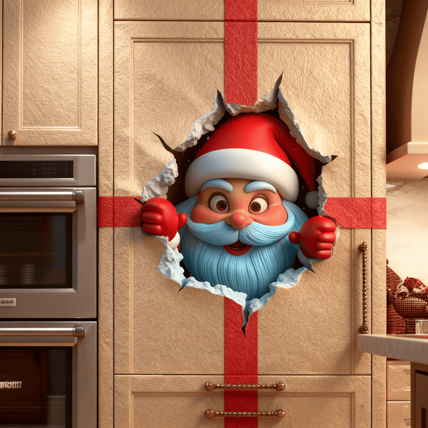 🎁Julesalg Kun 99 kr!!🔥🎅Kreativt Julevægklistermærke