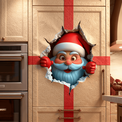 🎁Julesalg Kun 99 kr!!🔥🎅Kreativt Julevægklistermærke