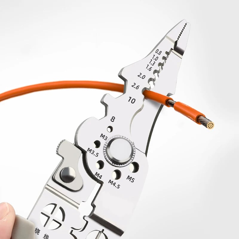 2024 Uusi saapuminen🔥Monitoiminen lanka Stripper Crimper Crimper Kaapelileikkuri Pihdit
