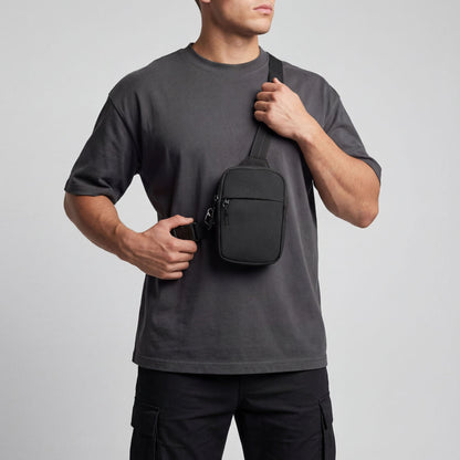 🔒Sidste dag med 50% RABAT🎒Opgraderet 2.0 Rejseslyngetaske | Tyverisikret, 500D Nylon, RFID-beskyttelse