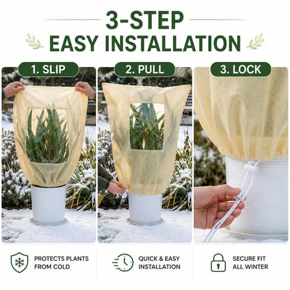 👀 Planteovertræk med Inspektionsvindue — Beskyt Dine Dyrebare Planter mod Vinterfrosten ❄️🛡️
