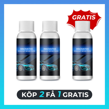 Korjausneste auton ajovalaisimille