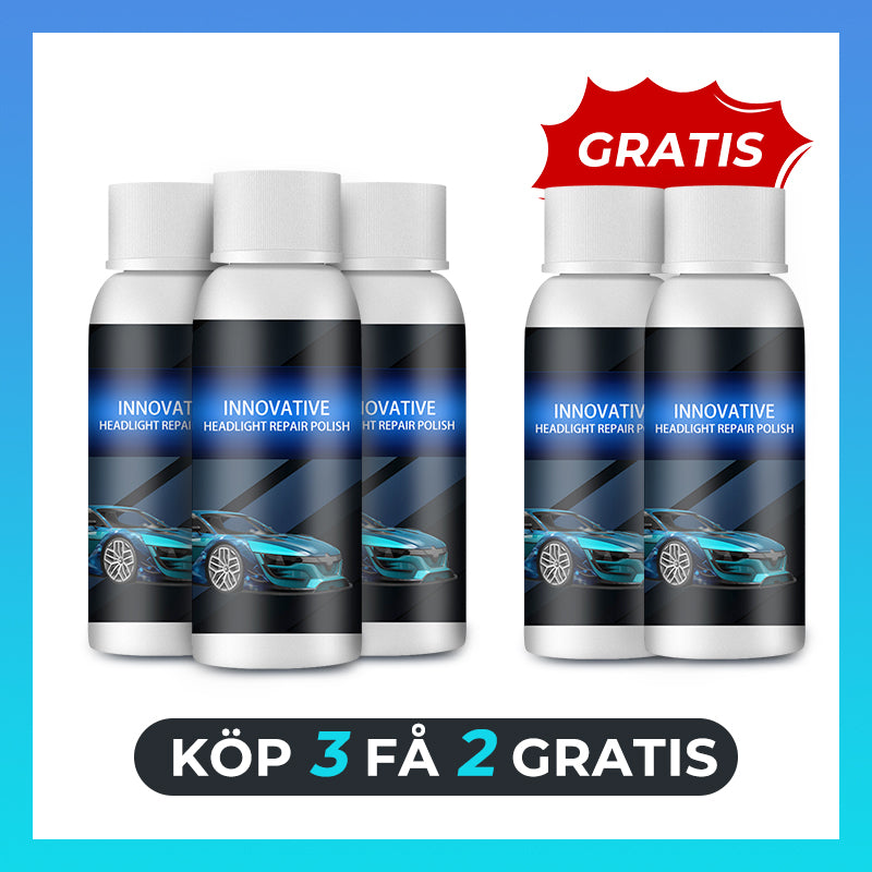 Korjausneste auton ajovalaisimille