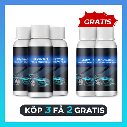 Korjausneste auton ajovalaisimille