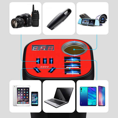 🔥 50% ALENNUS 🎁Autoon asennettava kuppityyppinen invertterimuunnin QC-laturi