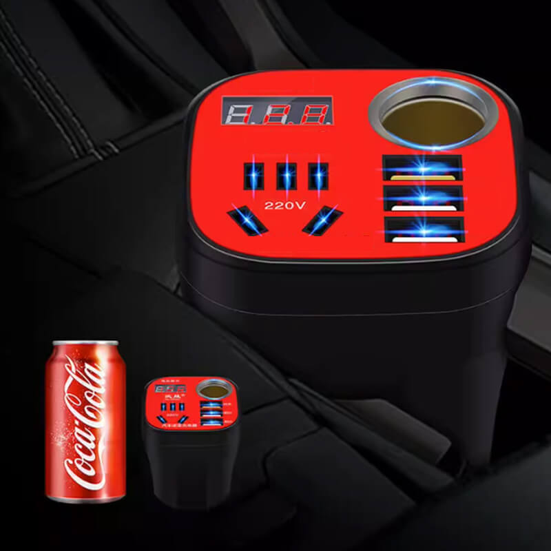 🔥 50% ALENNUS 🎁Autoon asennettava kuppityyppinen invertterimuunnin QC-laturi