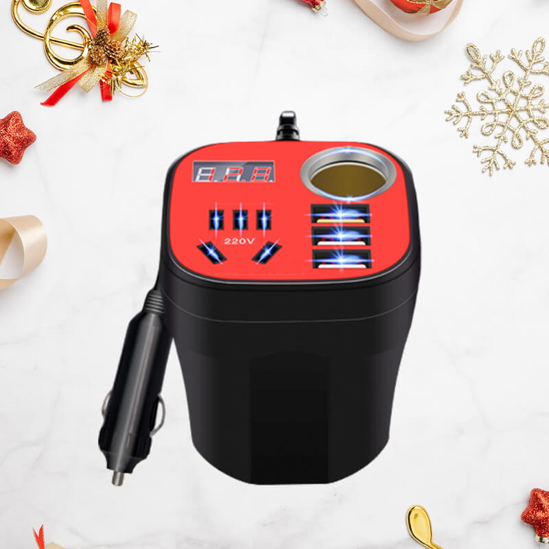 🔥 50% ALENNUS 🎁Autoon asennettava kuppityyppinen invertterimuunnin QC-laturi