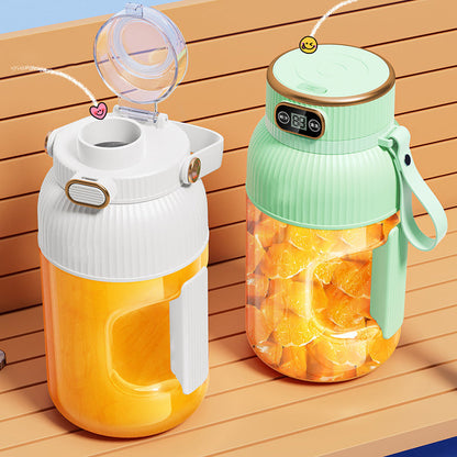 Multifunktionaler kannettava juicer-kuppi digitaalisella näytöllä