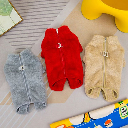 Talvinen Koirin Jumpsuit Takki, Jossa on Selkävetoketju