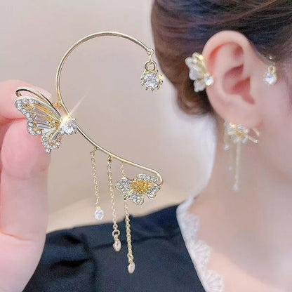 ✨🦋 Zirkonia-korvakorut, joissa on perhoskoriste💖✨