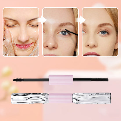 💄 KØB 1, FÅ 1 GRATIS! ⚡ 2-i-1 langtidsholdbar voluminerende og curlende mascara – smudgfri, skånsom, multifunktionel ✨