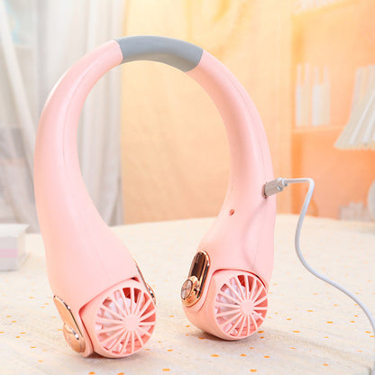 ⏰SIDSTE DAG SÆRPRIS KUN 249 KR.!!❄️ Hals-aircondition-ventilator – Ultrastille, 360° roterende og med 3 hastigheder. Håndfri afkøling og lang batterilevetid. Sommerens absolutte must-have! 😎🌬️