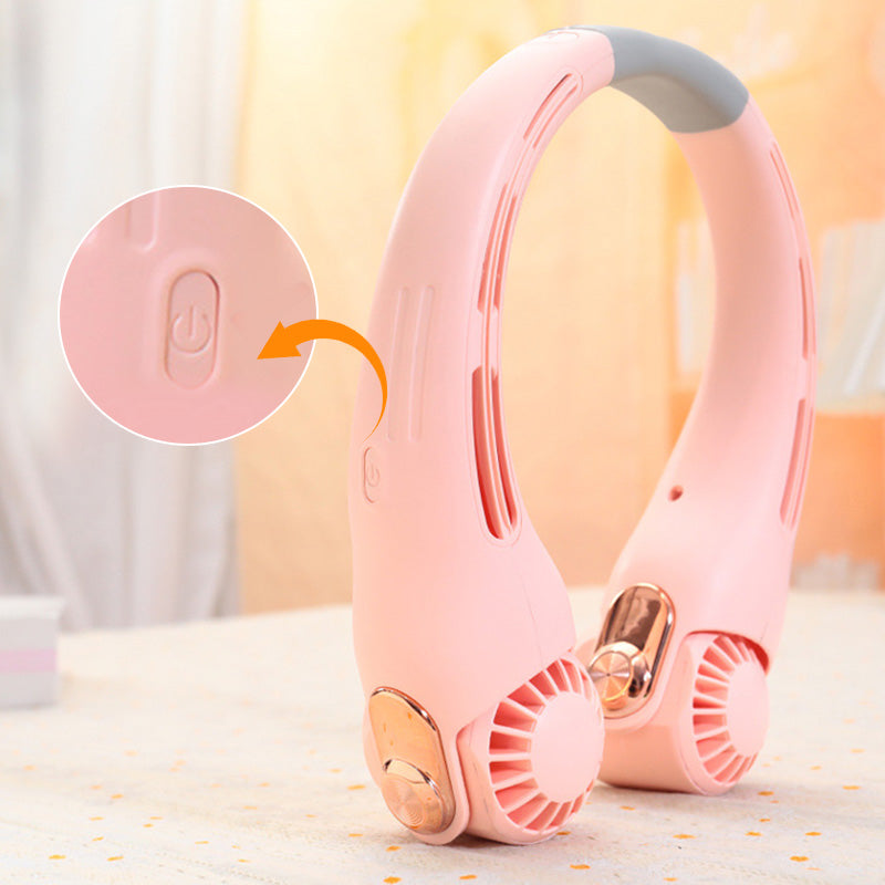 ⏰SIDSTE DAG SÆRPRIS KUN 249 KR.!!❄️ Hals-aircondition-ventilator – Ultrastille, 360° roterende og med 3 hastigheder. Håndfri afkøling og lang batterilevetid. Sommerens absolutte must-have! 😎🌬️