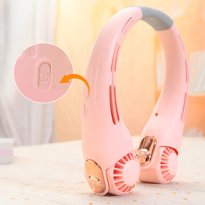 ⏰SIDSTE DAG SÆRPRIS KUN 249 KR.!!❄️ Hals-aircondition-ventilator – Ultrastille, 360° roterende og med 3 hastigheder. Håndfri afkøling og lang batterilevetid. Sommerens absolutte must-have! 😎🌬️