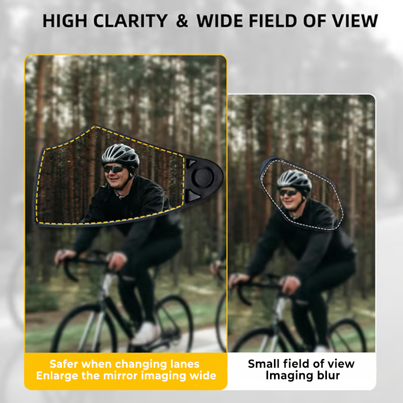 Cykel bakspejl med 360° justering til styr