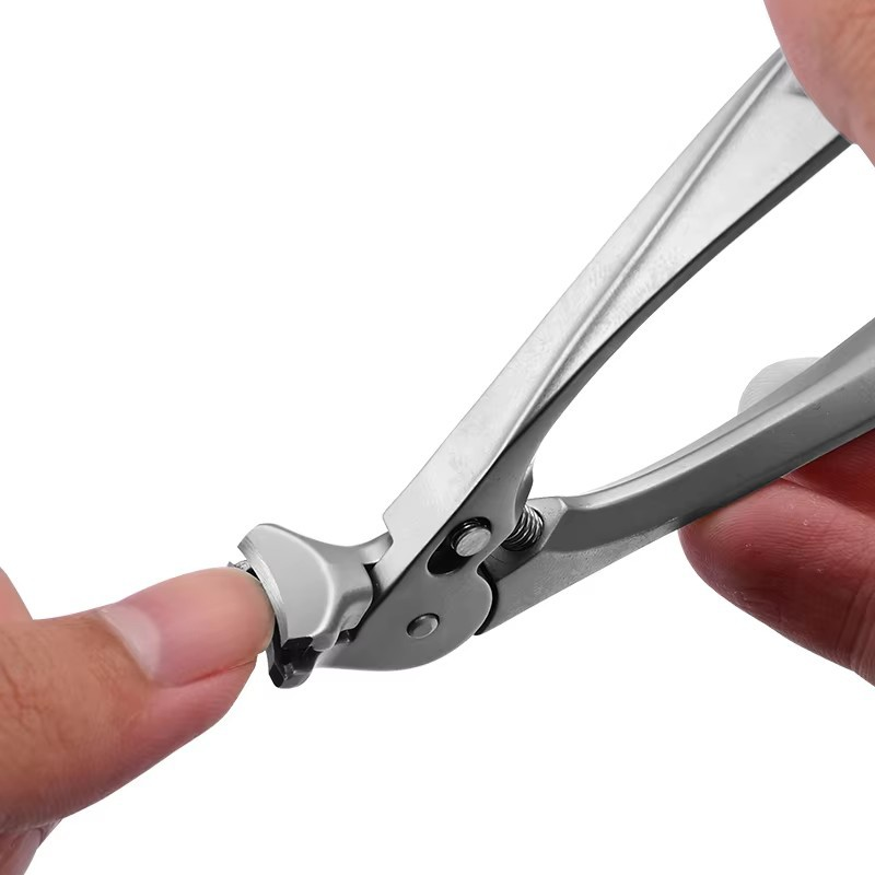 ⏳ 50% RABAT – SIDSTE DAG! 📢 Negleklipper i Rustfrit Stål med Buede Præcisionsblade – Nem til Tykke Negle & Ældre! ✂️✨