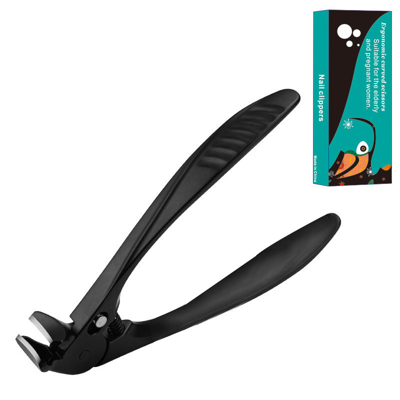 ⏳ 50% RABAT – SIDSTE DAG! 📢 Negleklipper i Rustfrit Stål med Buede Præcisionsblade – Nem til Tykke Negle & Ældre! ✂️✨