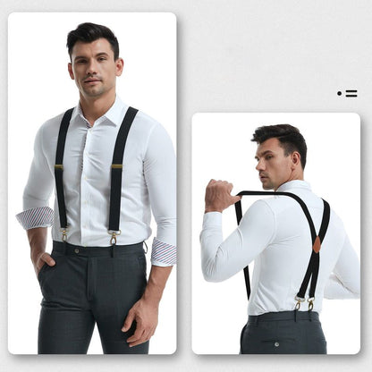 🎁 GENTLEMAN-SÆT: Vintage X-seler med GRATIS sort butterfly (Kun i dag!) ✨