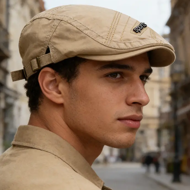 🧢2026 SPECIALUDSALG🍂Klassisk flad kasket (Ivy cap) – åndbar bomuld, justerbar & tidløst design 🧢✨