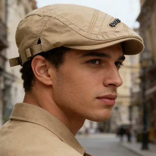 🧢2026 SPECIALUDSALG🍂Klassisk flad kasket (Ivy cap) – åndbar bomuld, justerbar & tidløst design 🧢✨